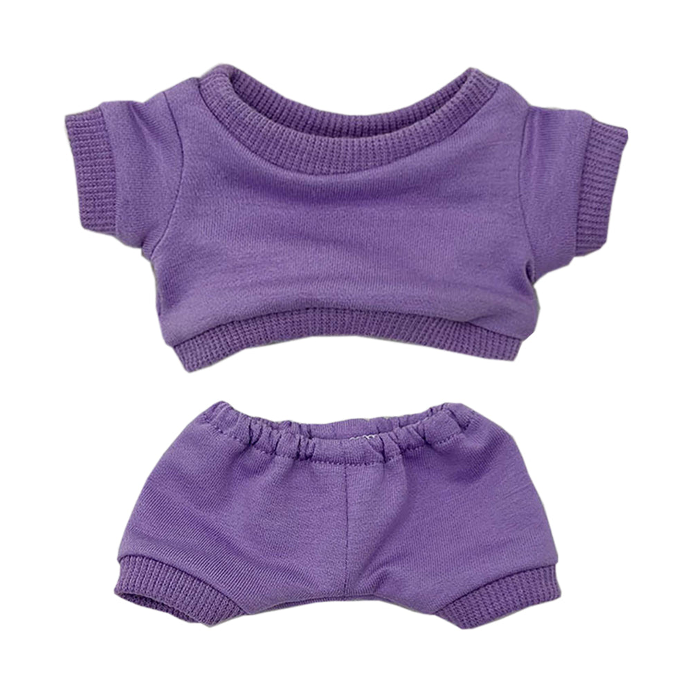 niannyyhouse 10cm 15cm 20cm Plush Doll Clothes Sweatshirts Pants Sportswear Suits Doll Dress up.