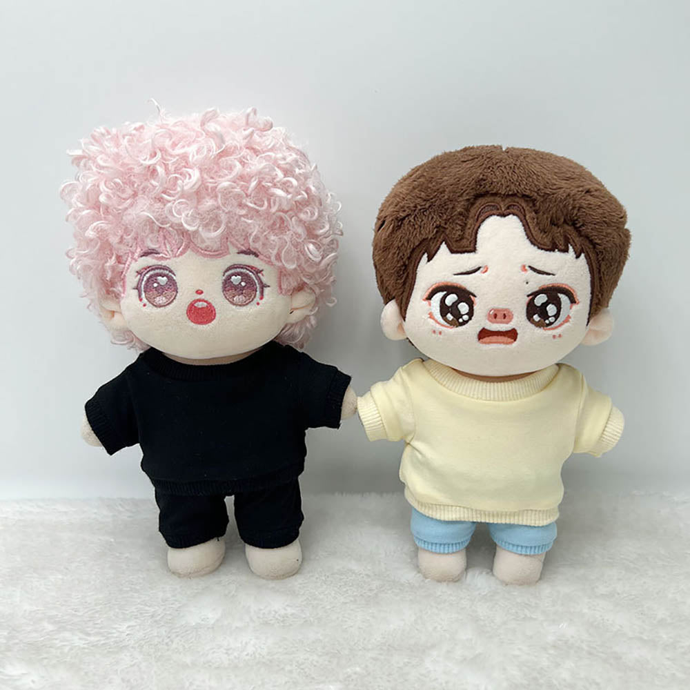 niannyyhouse 10cm 15cm 20cm Plush Doll Clothes Sweatshirts Pants Sportswear Suits Doll Dress up.