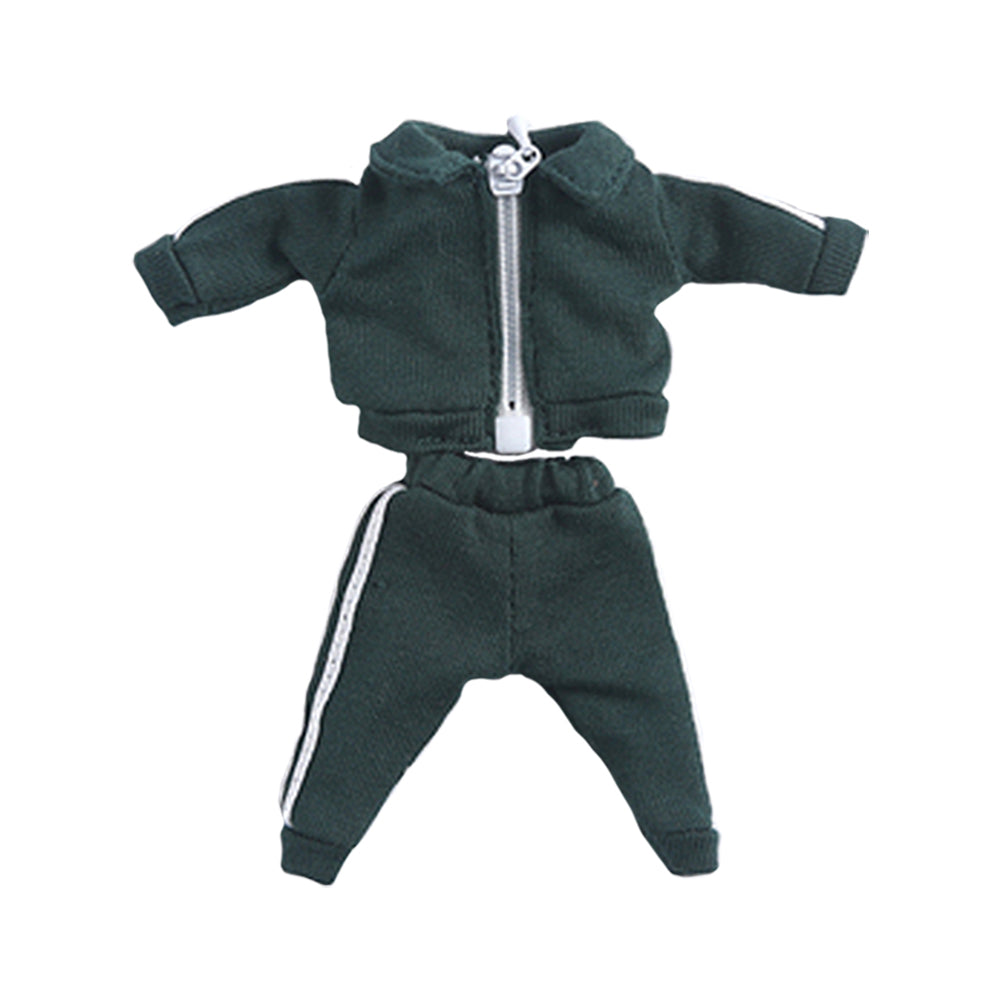 niannyyhouse uniforms suit solid color sportswear dress up 1/12 bjd ob11  doll 4.3 inches (11