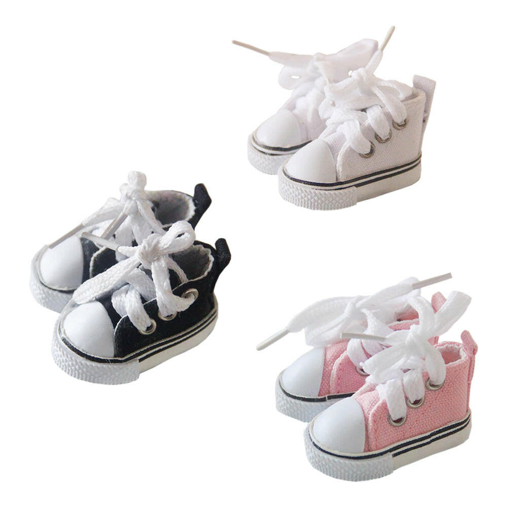 niannyyhouse Canvas Shoes 8in 20cm Plush Doll 1/6BJD Accessories.