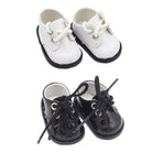 niannyyhouse Leather Shoes Length 6.5cm Suitable for 8in 20cm Plush Fat Doll.