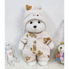 niannyyhouse 15cm 20cm Plush Doll Clothes Bear Onesie.