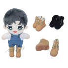 niannyyhouse Tall Martin Boots Shoes Length 5.4cm for 1/6 BJD 20cm Plush Doll.