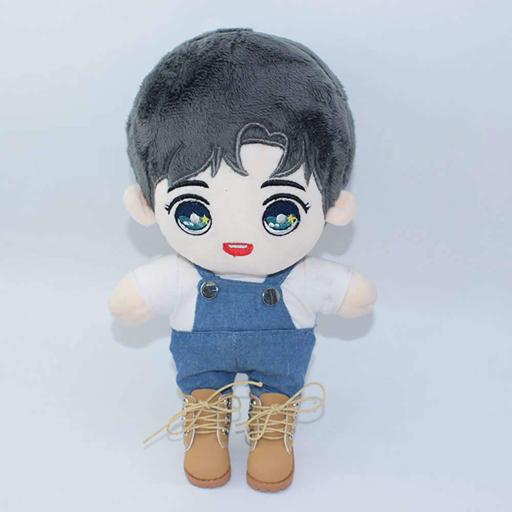 niannyyhouse Tall Martin Boots Shoes Length 5.4cm for 1/6 BJD 20cm Plush Doll.