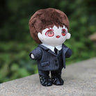 niannyyhouse 15cm 20cm Plush Doll Striped Suits Coat Shirt Vest Tie  Pants Doll Dress up.