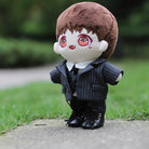 niannyyhouse 15cm 20cm Plush Doll Striped Suits Coat Shirt Vest Tie  Pants Doll Dress up.