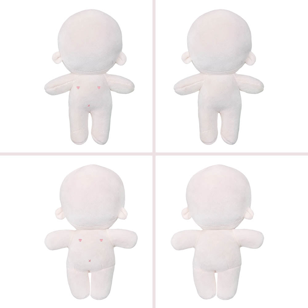 niannyyhouse 10CM 15CM 20CM Plush Doll Naked Dress Up Wearable Clothes Accessories.