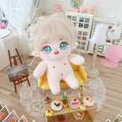 niannyyhouse 20CM Plush Doll Naked Humanoid Stuffed Body no Attribute Normal Body Wearable Clothing Dress Up.