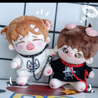 niannyyhouse 15cm 20cm Plush Doll Clothes Patch Dogs T-shirt Necklaces Doll Dress Up.