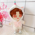 niannyyhouse Dinosaur Shark Rabbit Unicorn Suit 20cm Plush Doll Clothes Onesies Shoes Pajamas Doll Dressup.