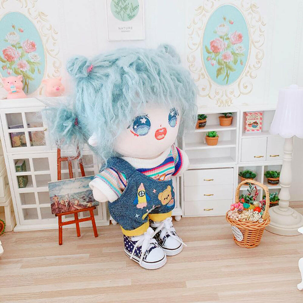 niannyyhouse Canvas Shoes 8in 20cm Plush Doll 1/6BJD Accessories.